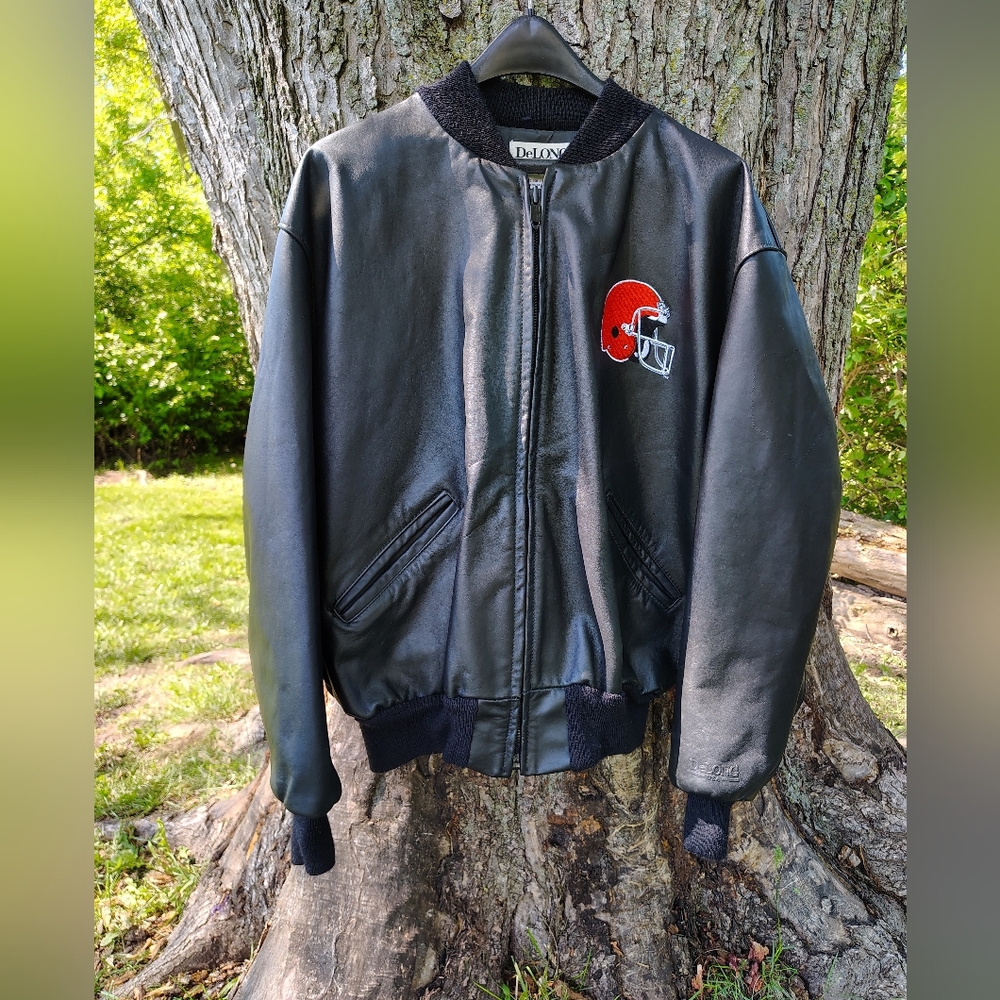 Avirex Black and Red Bomber Jacket with Logo